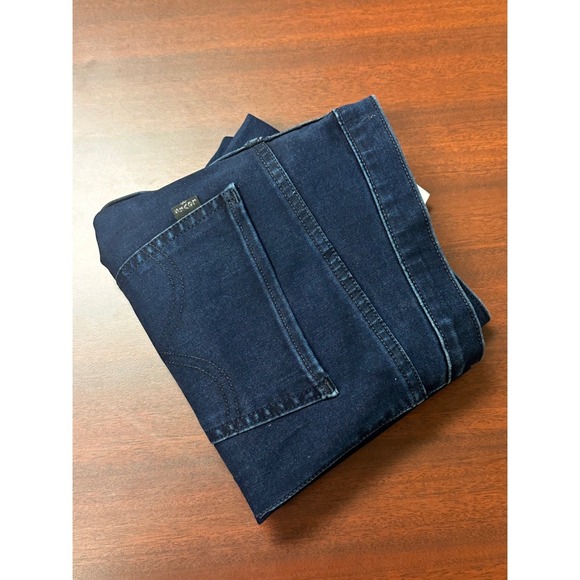 Levis Runaround Super Skinny Jeans Womens Size Large Dark Wash High Rise Denim - Picture 1 of 6